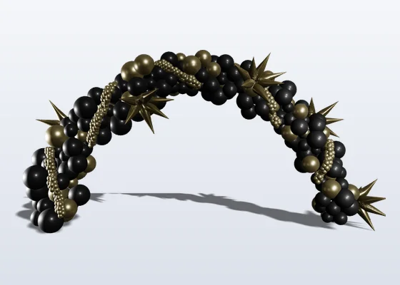 Arco organico di palloncini