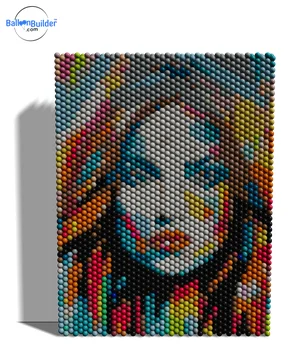 BalloonBuilder auto color mapping — balloon wall colors automatically matched from a reference photo