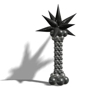 BalloonBuilder 3D balloon column mockup