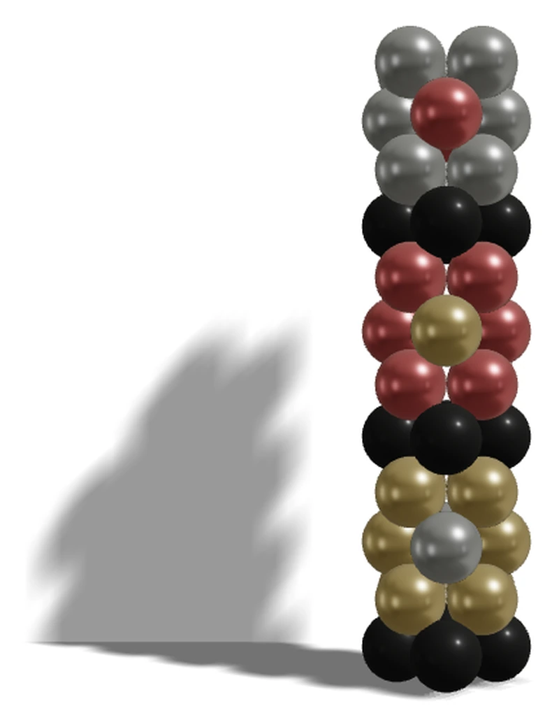 Balloon column Flower color pattern — BalloonBuilder