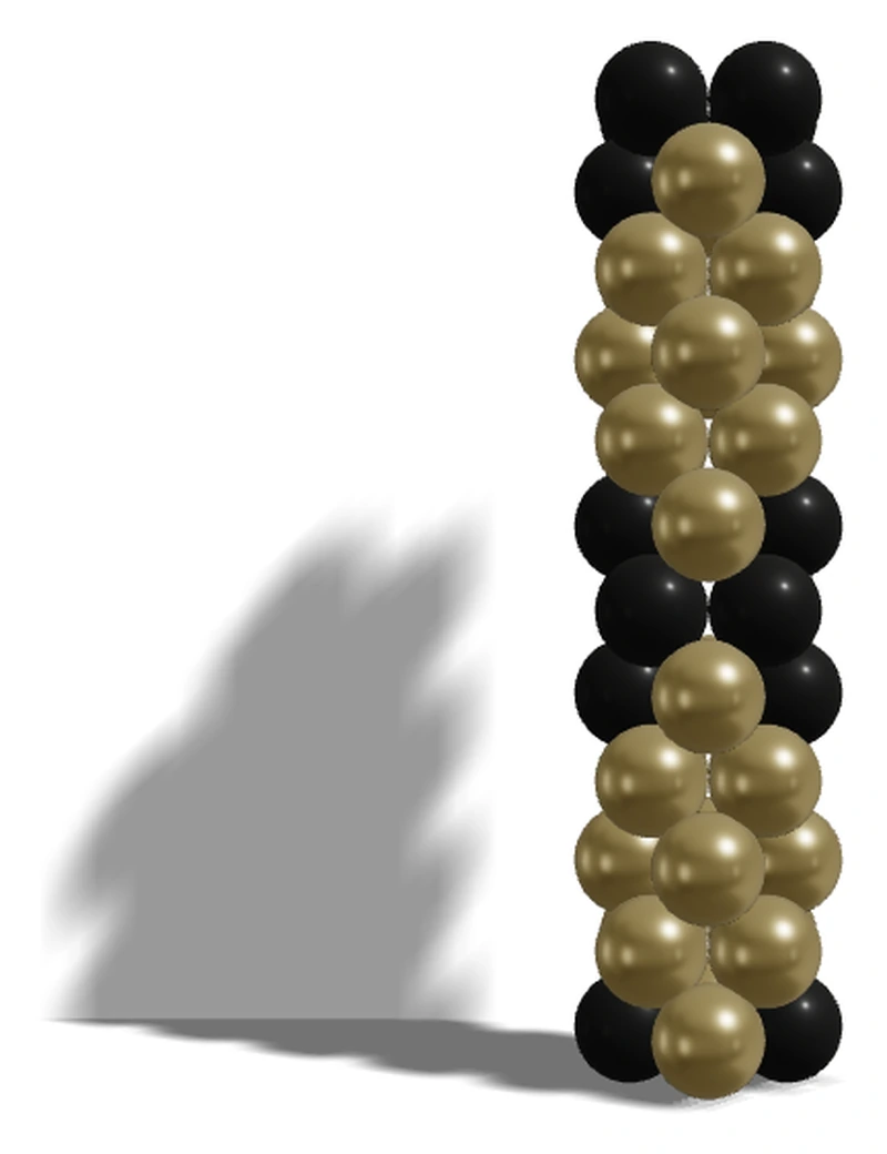 Balloon column Large Diamond color pattern — BalloonBuilder