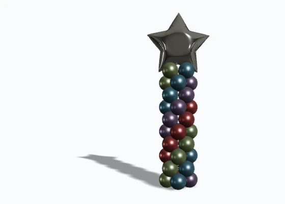 Spiral Column 3D Design