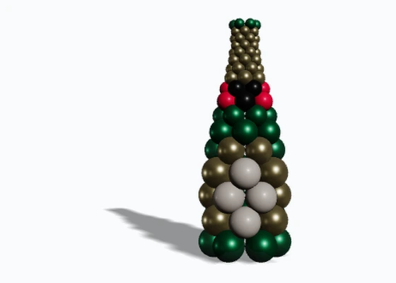 Tapered Balloon Column 3D Design