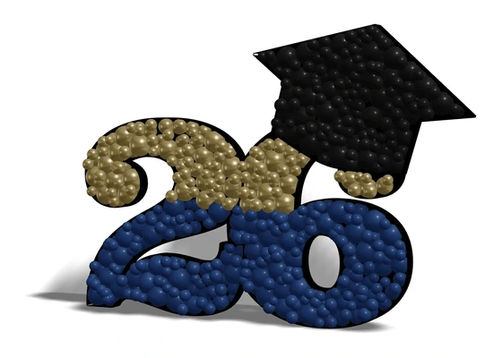 Graduation 2026 Mosaic 3D Design