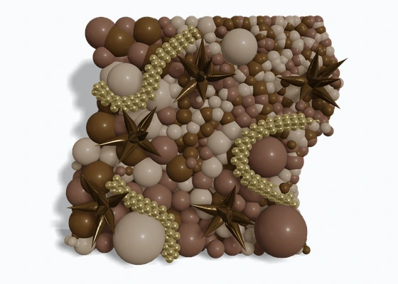 Organic Balloon Wall 3D Design