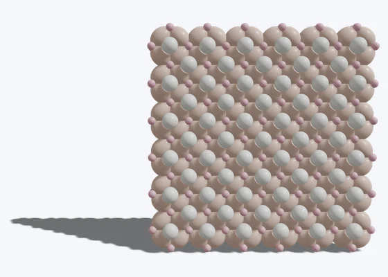 Blush plus-pattern link backdrop — 3D balloon décor design example from BalloonBuilder